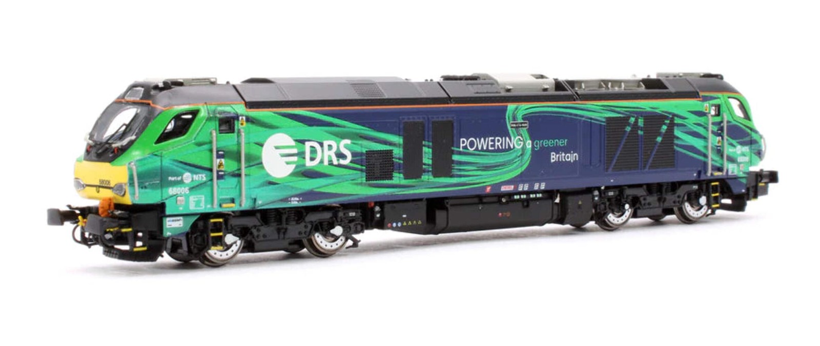 Dapol 2D-022-016D N Gauge Class 68 006 Pride of the North DRS/NTS DCC-Fitted