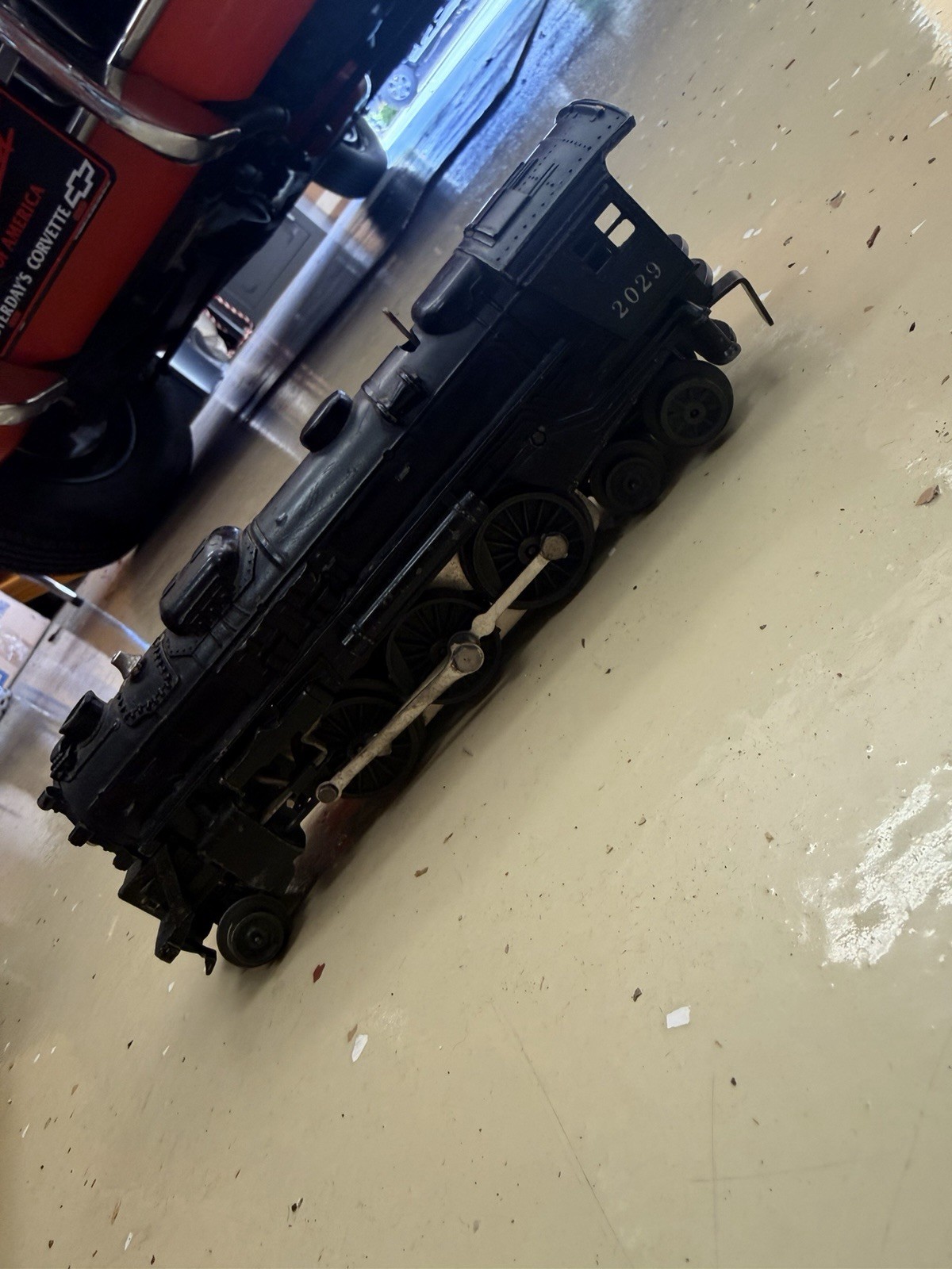 Lionel 2029 O27 Gauge Steam Locomotive Black Analog AC 2-6-2 Tender 1:48 Scale