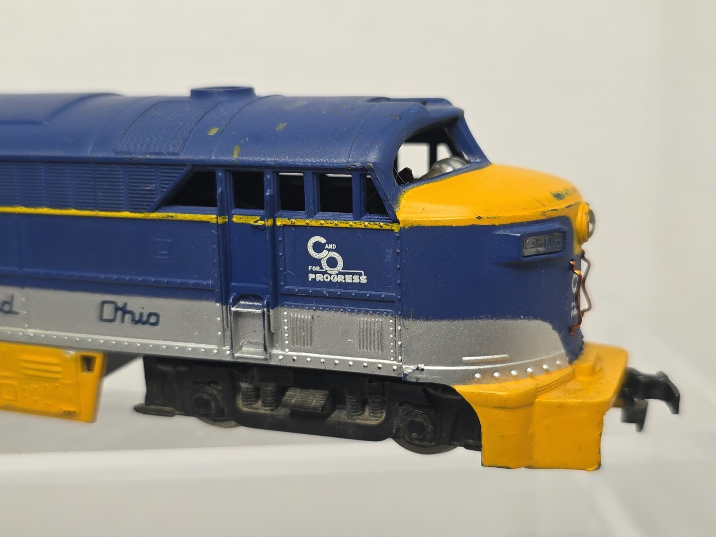 AHM HO Scale Chesapeake & Ohio FM C-Liner A Unit Diesel Loco Runs Read Desc