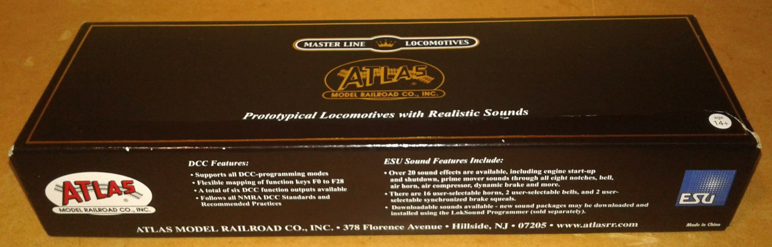HO SCALE ATLAS CLASSIC GOLD EMD SD35 PENN CENTRAL PC #6014 DCC & SOUND 10002780