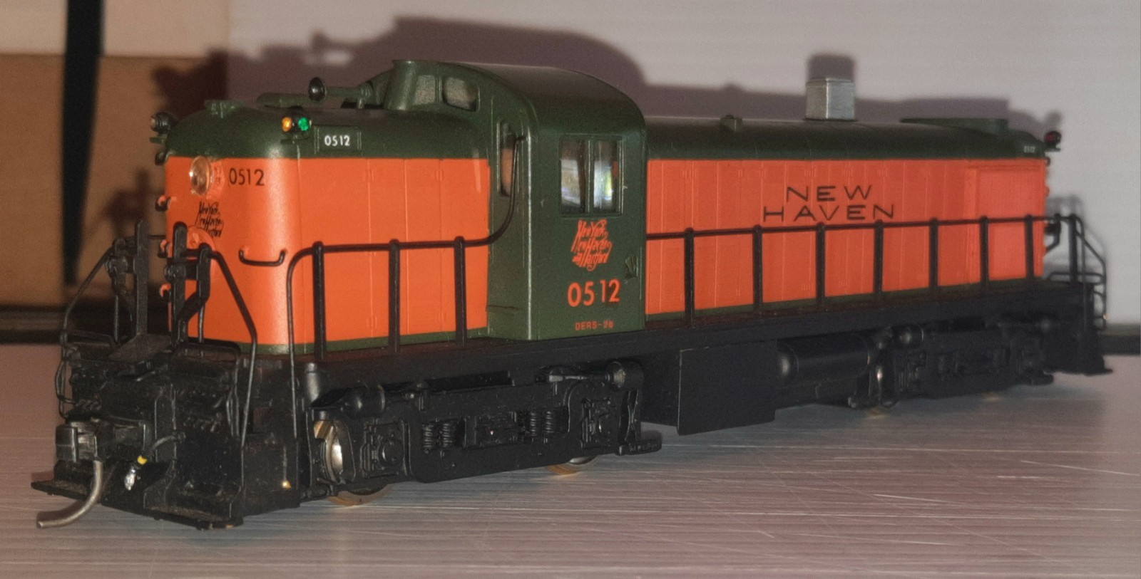 HO Alco Products Samhongsa Brass Custom Painted New Haven Railroad RS-2 #0512
