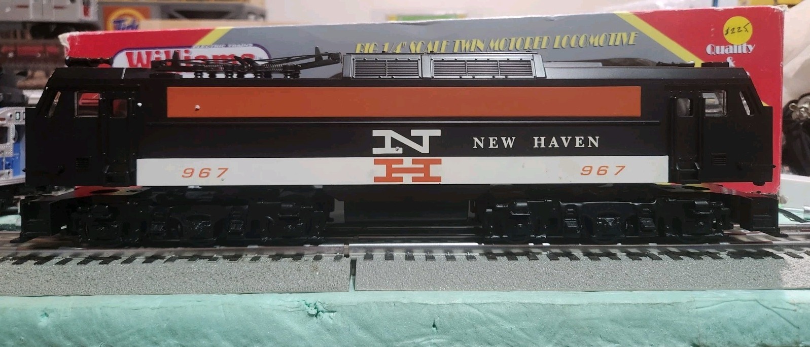 Williams E60-100 O Scale New Haven E60 Electric Locomotive w/Horn. Cab #967