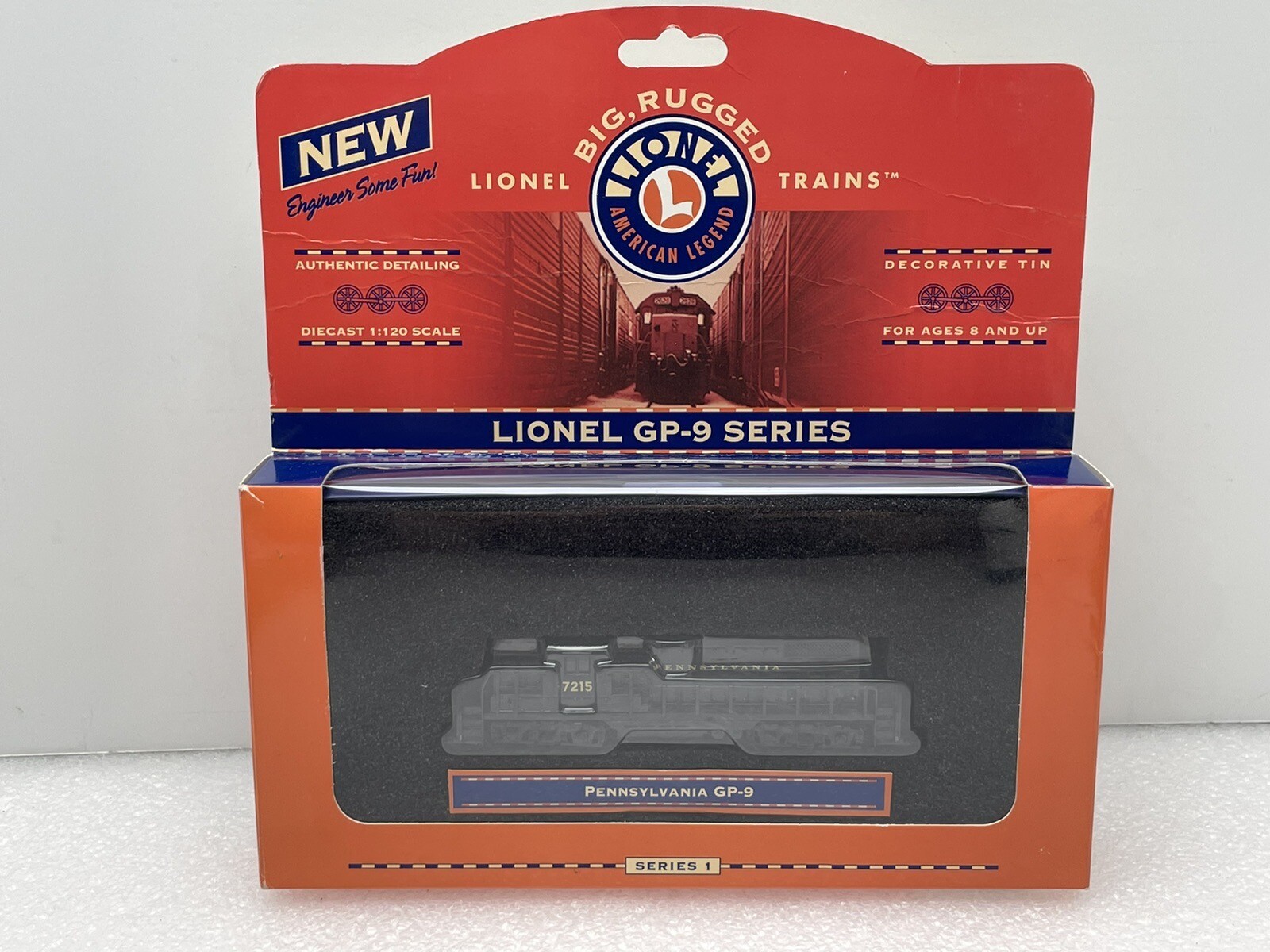 1998 LIONEL GP-9 SERIES PENNSYLVANIA GP-9 1:120 SCALE DIECAST SERIES 1