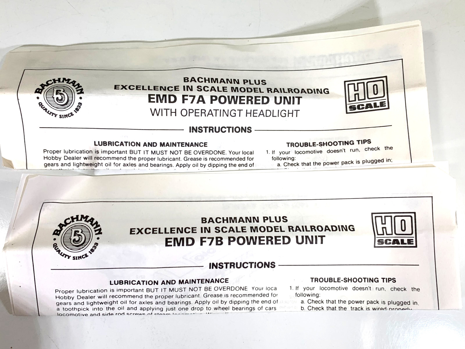 HO Bachmann Plus 11238,11239, 11241 Erie Lackawanna F7ABA set, DC only