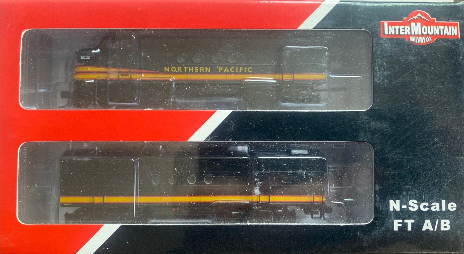 N Scale Intermountain FT A/B 69010-03 Northern Pacific NP 6002 Locomotive Set