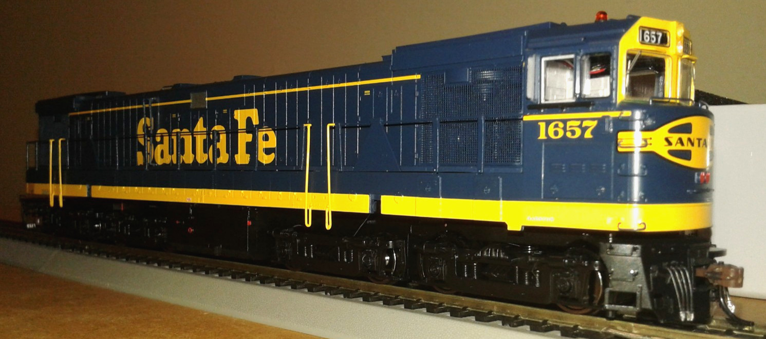 HO SCALE ATHEARN GENESIS GE U50 SANTA FE ATSF #1657 DCC & SOUND G41183