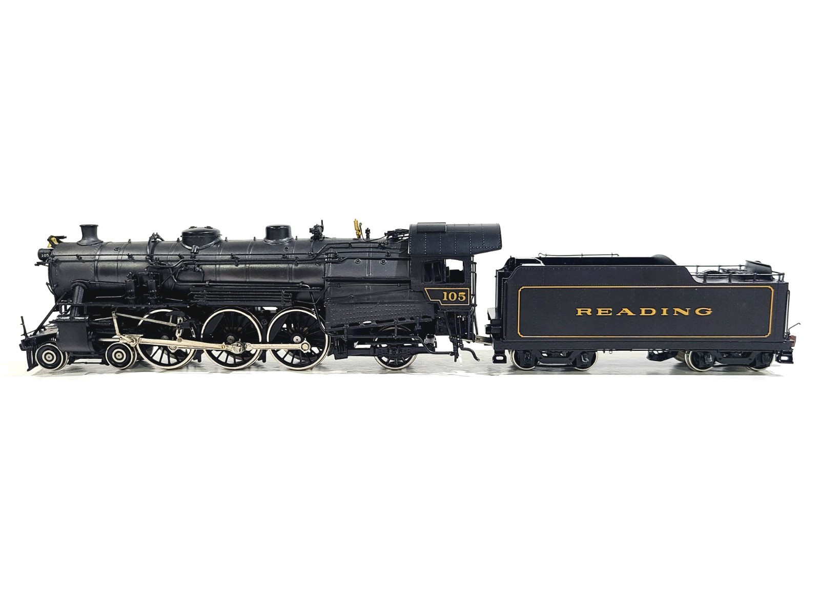 Overland OMI RDG G1Sa 4-6-2 Steam Reading Railroad #105 HO Brass Model #1565.1