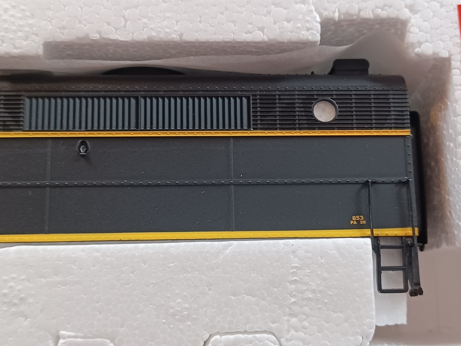 PROTO 2000-HO-PA LOCOMOTIVE-ERIE-CAR #853-DIGITRAX DECODER-ITEM#21660-NO SOUND
