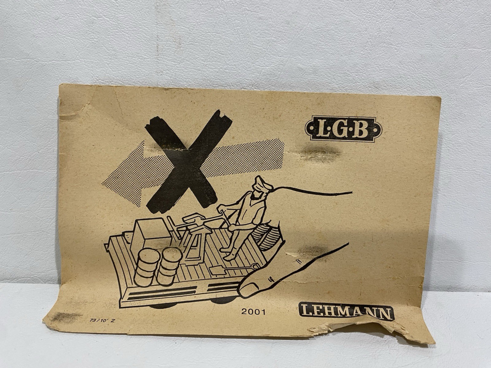LGB 2001 Motorized Hand Car EX/BOX TESTED G Gauge