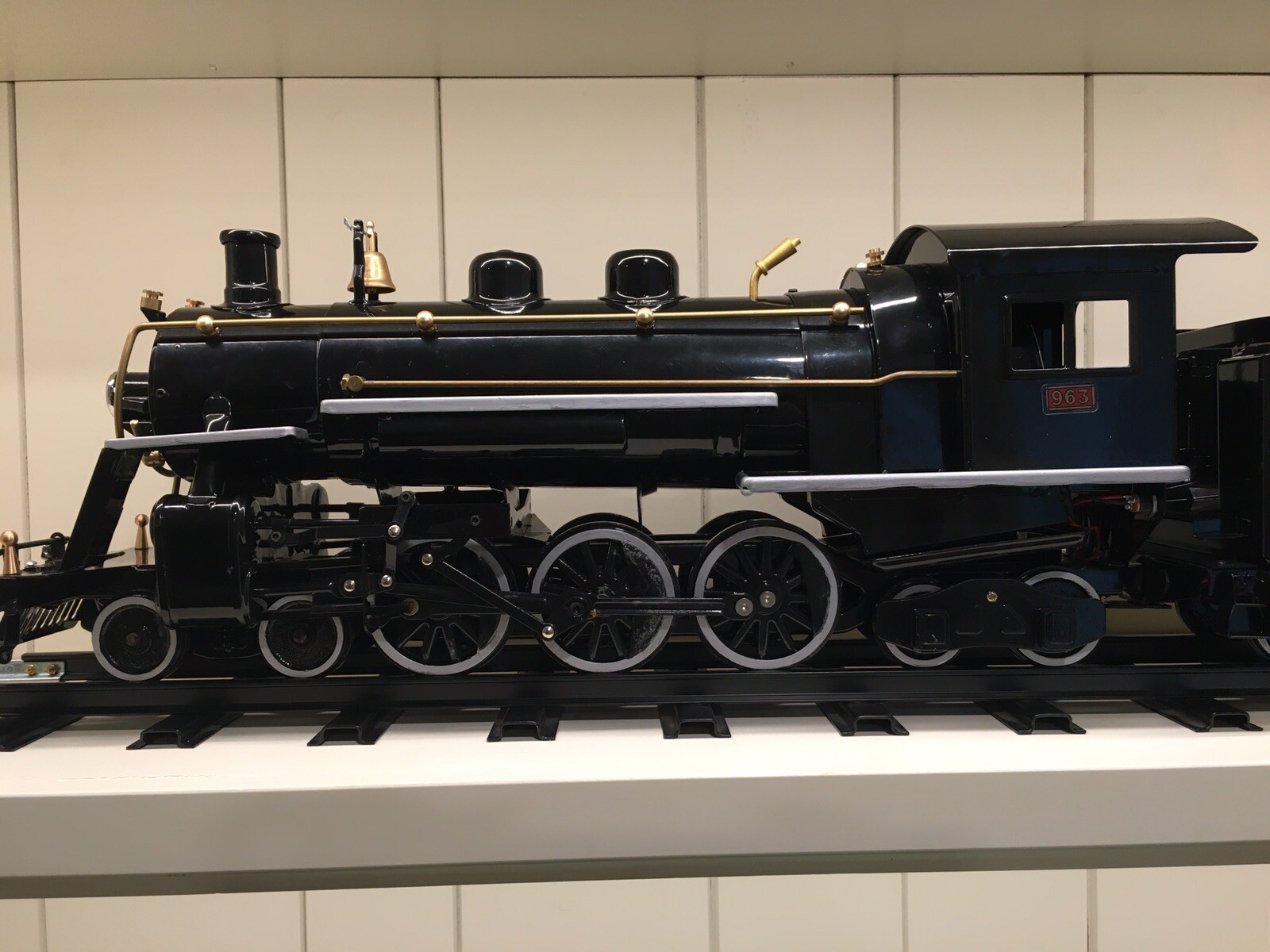 Reproduction Buddy-L Hudson Engine & Tender (6 wheels). ( 3 Separate Boxes).