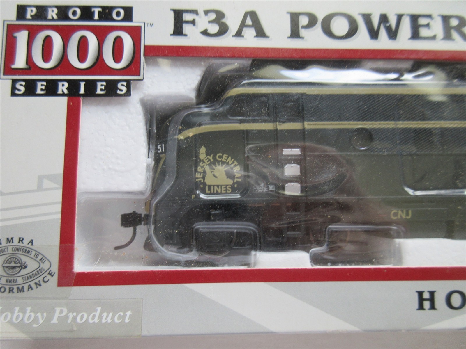 HO Proto 1000 F3A & F3B Diesel Locomotive Jersey Central #51