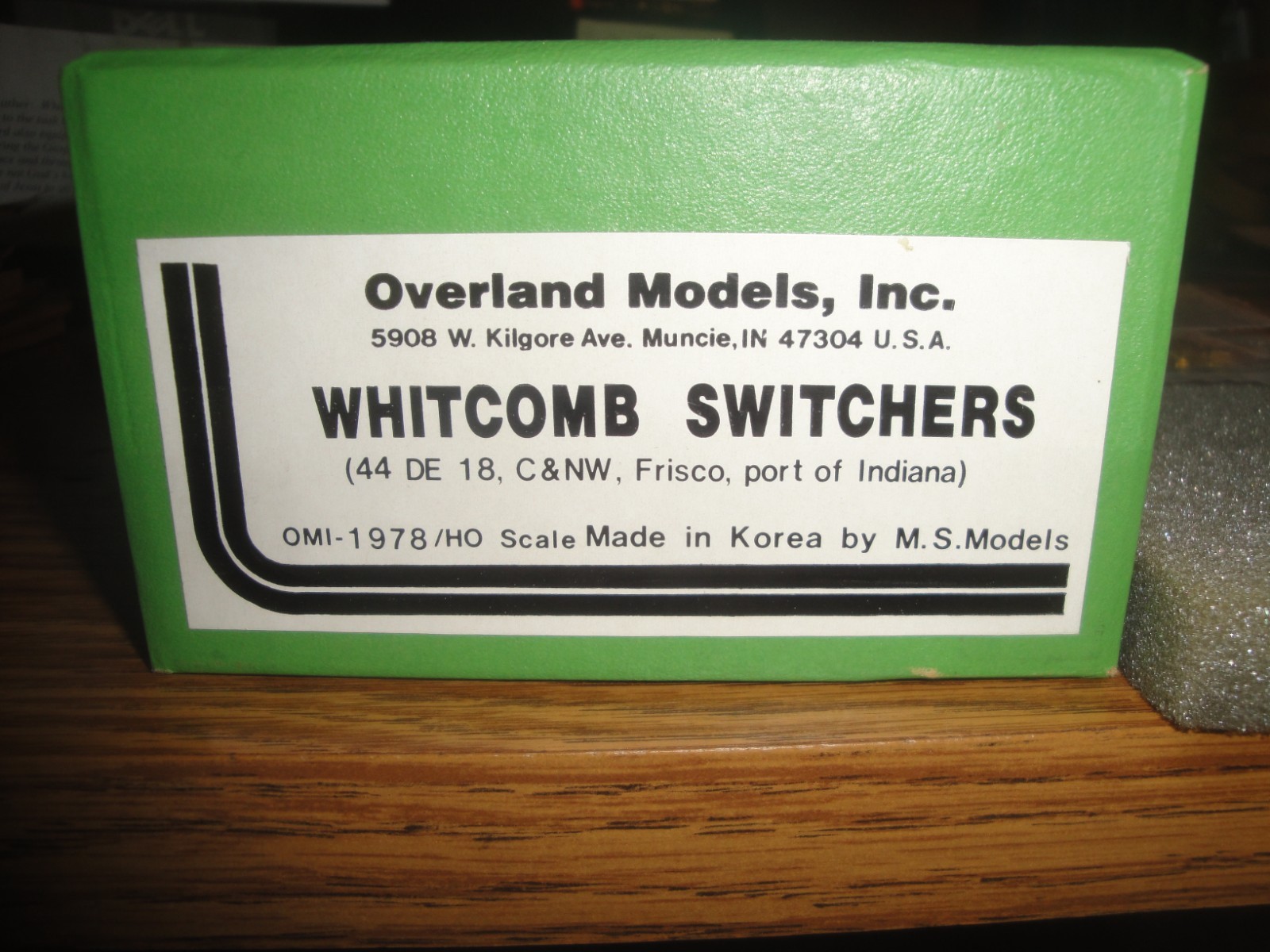 Overland Models Whitcomb 44 DE 18 Switcher Rock Island HO Brass OMI-1979