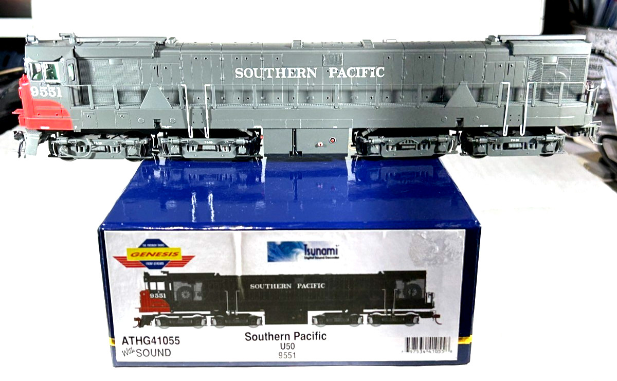 ATHEARN GENESIS HO SCALE U50 LOCOMOTIVE W/TSUNAMI SOUND & DCC SP ATHG41056