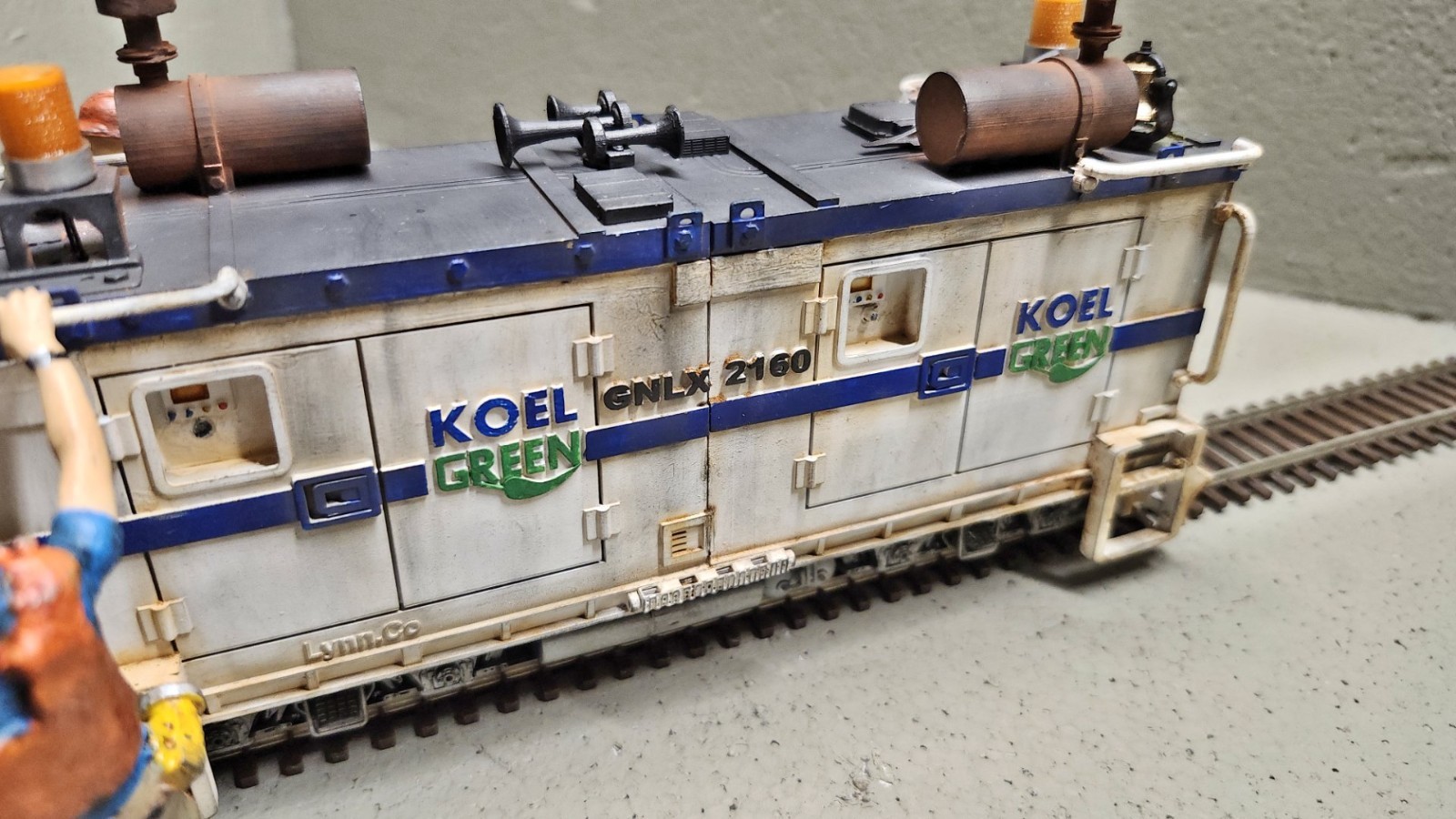 GN15 LYNN.CO GNLX2160 KOEL GREEN Genset Locomotive (DCC)