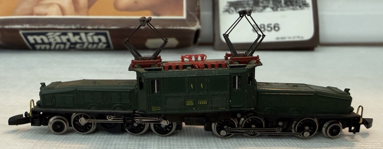 Marklin 8856 Z Scale Mini Club Crocodile Electric Locomotive LN Appears New
