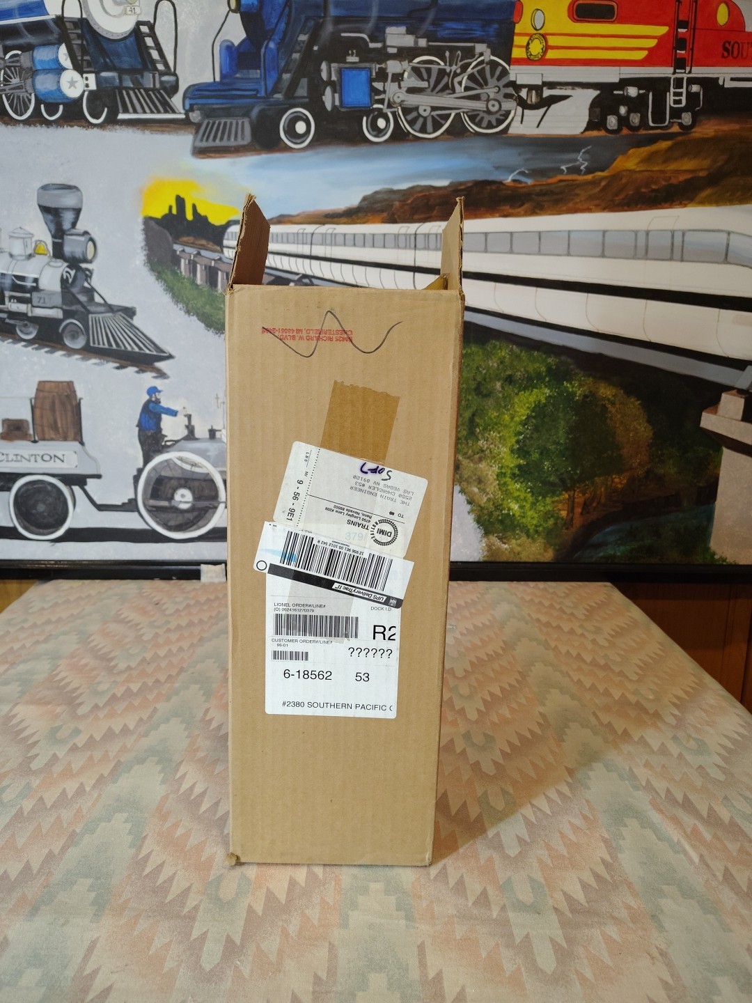 Lionel 6-18562 2380 SP GP-9 Locomotive Black Widow With Sound NIB