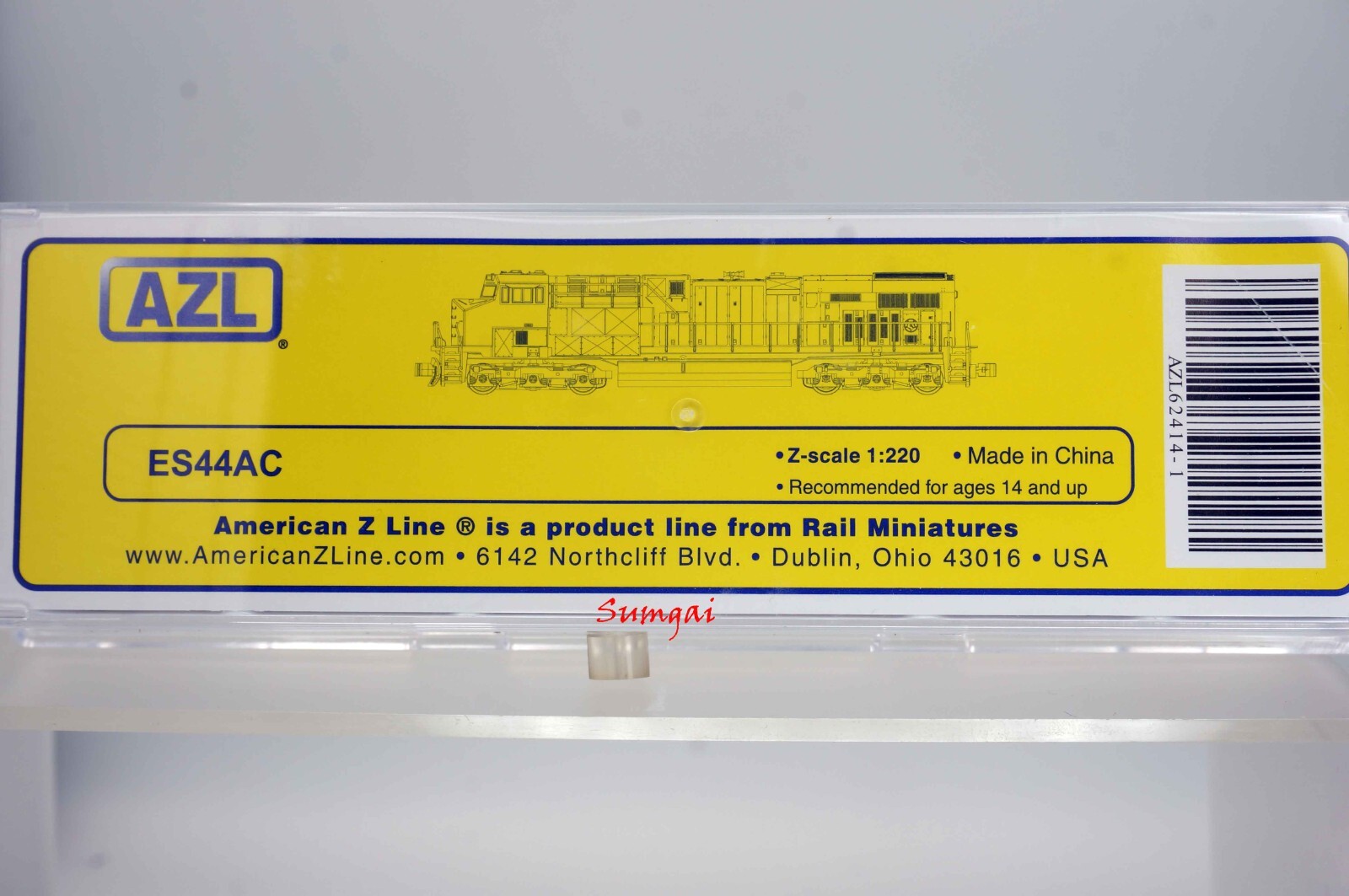AZL-62414-1 UP Pink Ribbon ES44AC Diesel 7400 American Z Line Z Scale Z Gauge