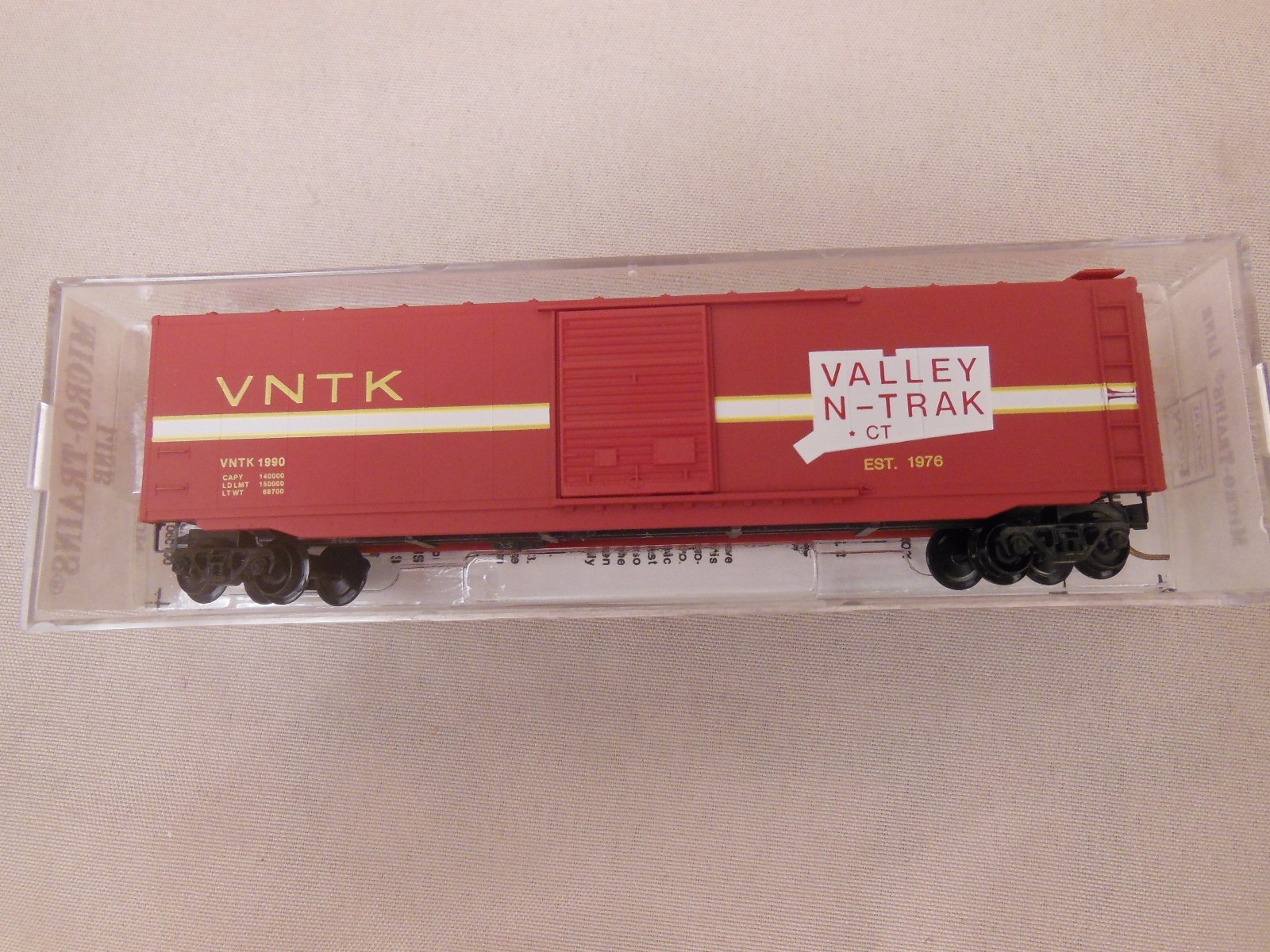 N SCALE MICRO-TRAIN LINE VNTK VALLEY N-TRACK 1976 50′ BOX CAR