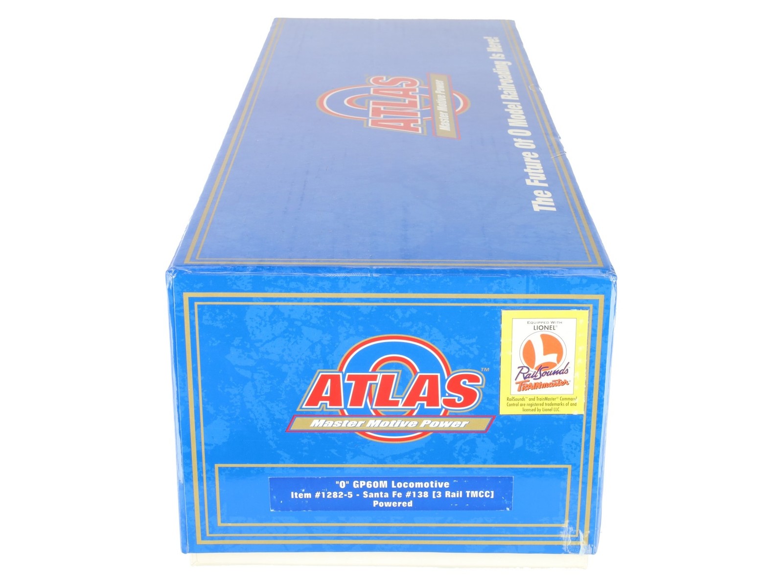Atlas 1282-5 O Santa Fe GP60M Diesel Locomotive w/TMCC #138 – 3 Rail EX/Box