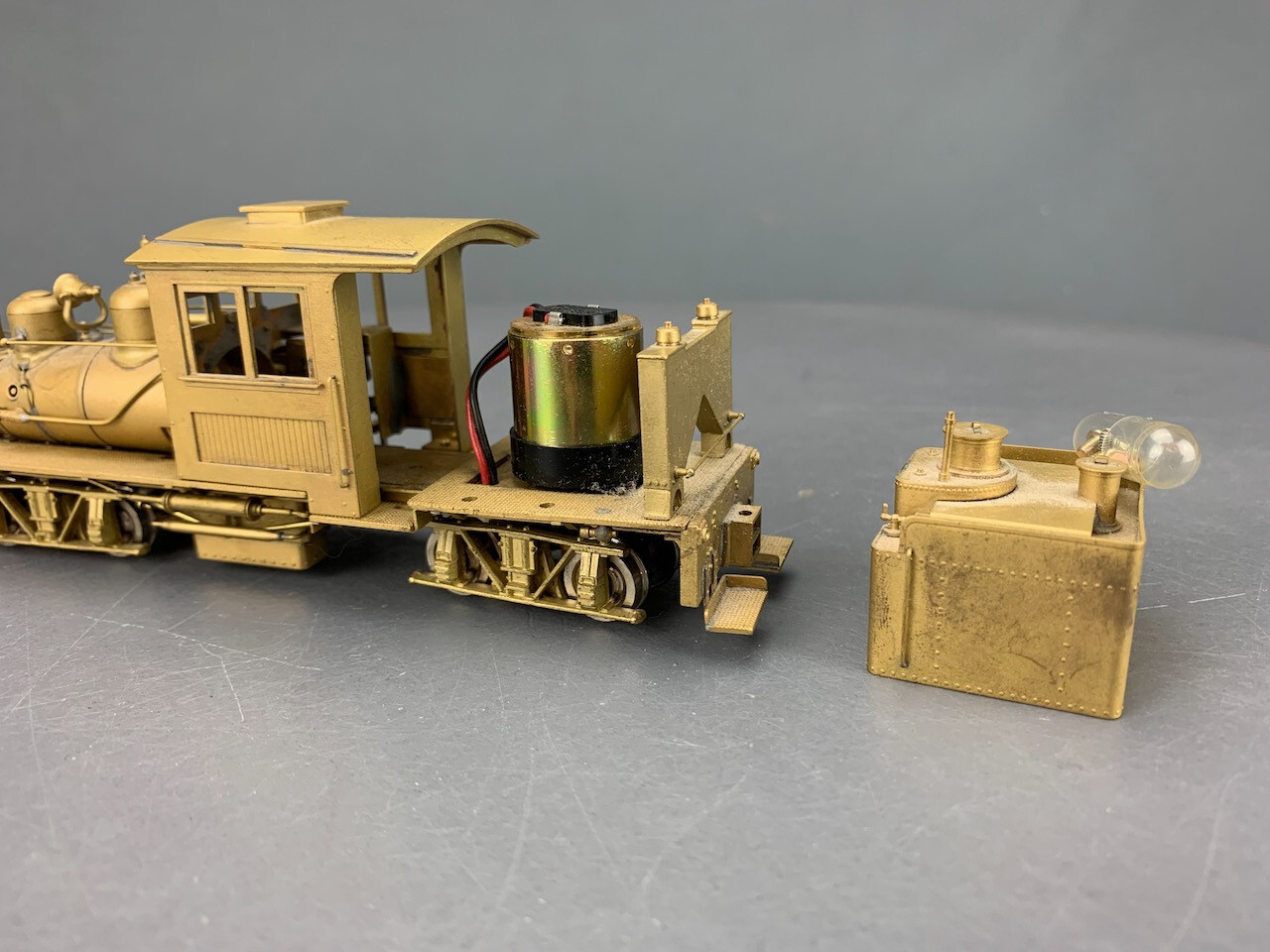 On2 Brass KTM Models 13 Ton Shay w/Grandt Line Drive O2897