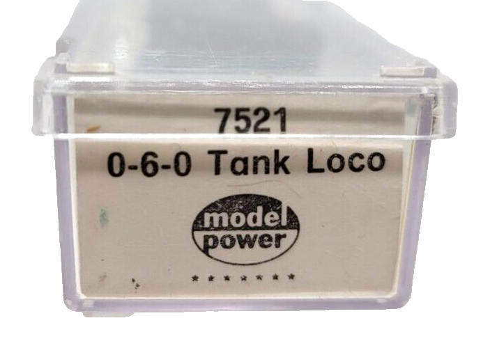 N Model Power 7521 0-6-0 Switcher Locomotive #492 (Tested) knuckle couplers