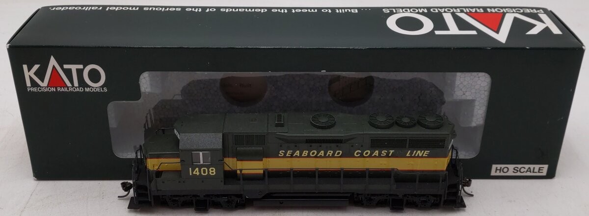Kato 37-046 HO Scale Custom Painted Seaboard Coast Line Diesel Locomotive #1408