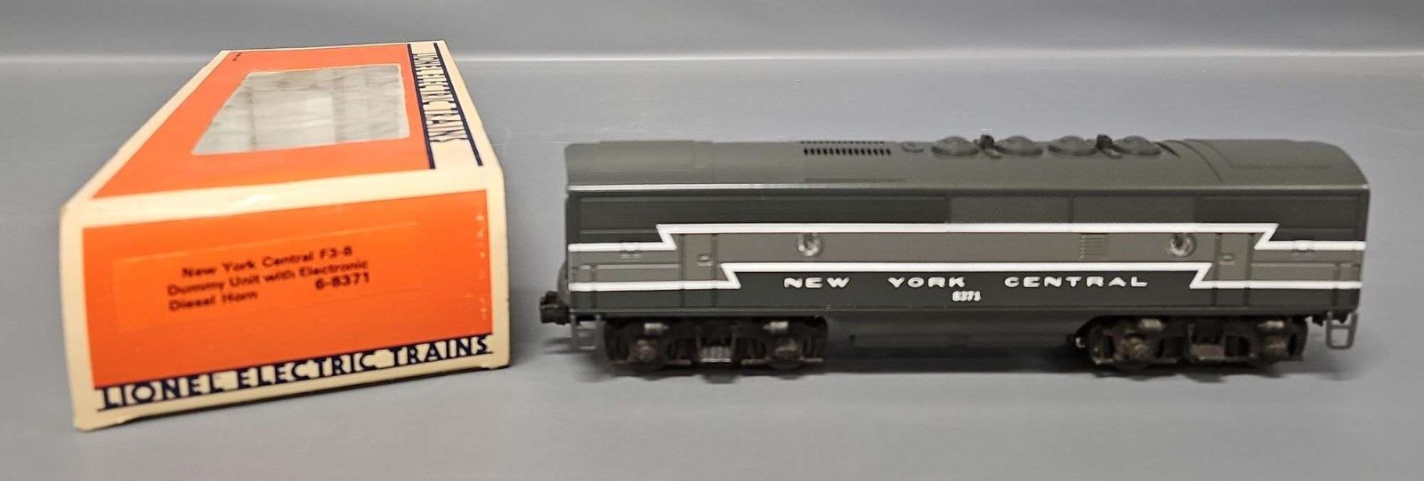 Lionel O 6-8371 New York Central F3 B Unit Electronic Horn Original Box Non/pwd