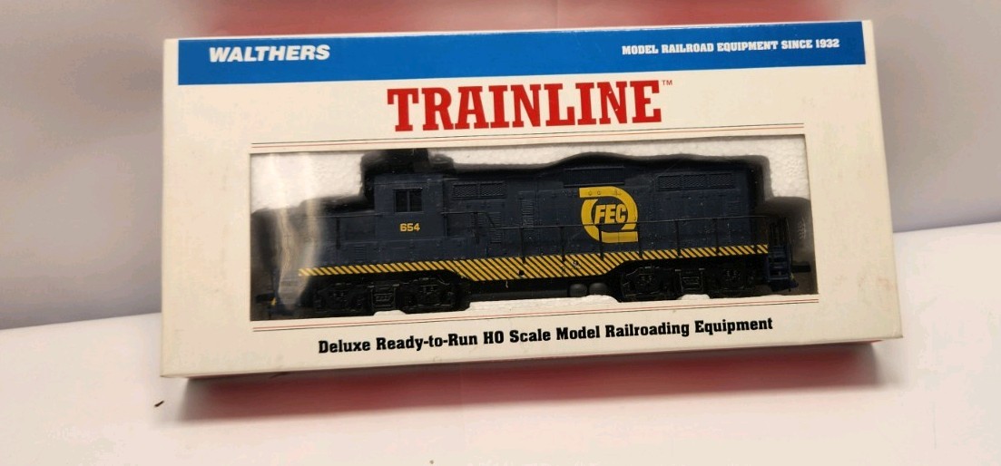Walther’s HO Trainline 931-122 GP 9M FLORIDA EAST COAST #654 LOCOMOTIVE NOS B79