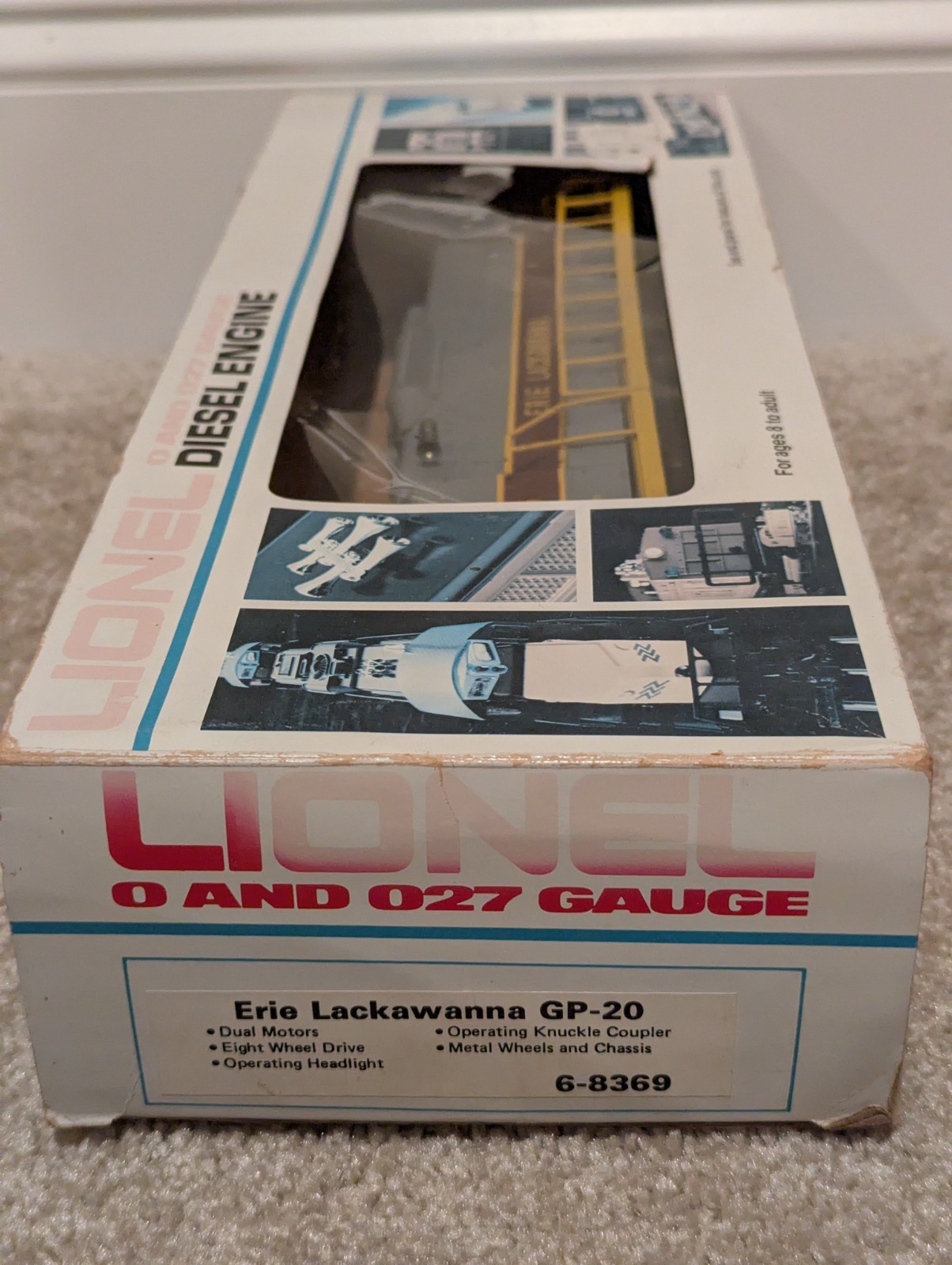 Lionel 6‑8369 Erie Lackawanna GP‑20 Diesel Locomotive – Good Condition – w/Box