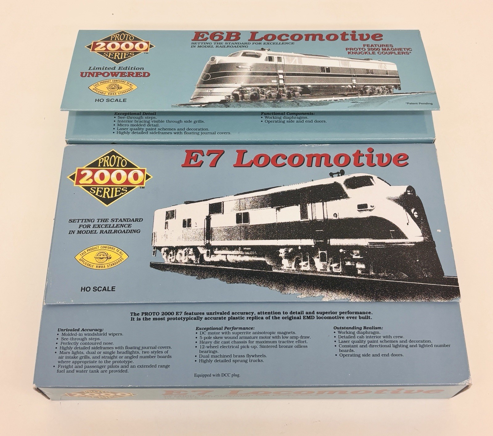 Proto 2000 HO UP City of Los Angeles E7 Powered 924A & E6B Non Powered 926B