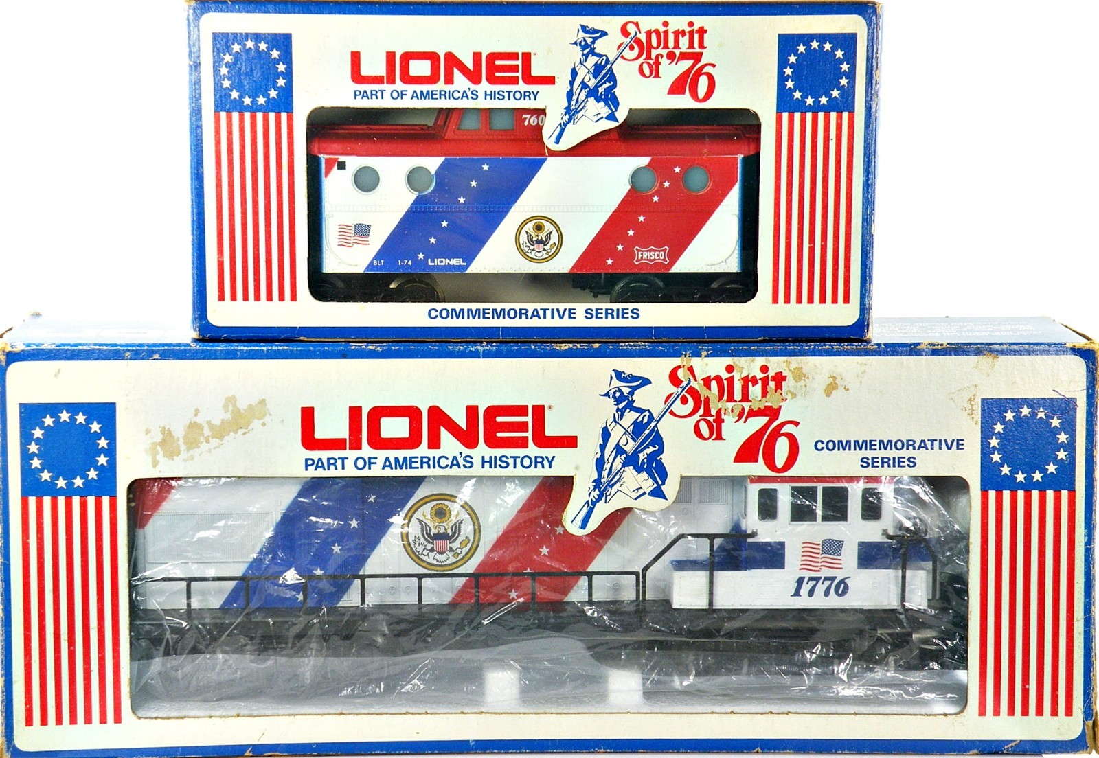 Lionel 6-1776 Spirit of ’76 Set Complete w/Loco Caboose 13-Cars 1975