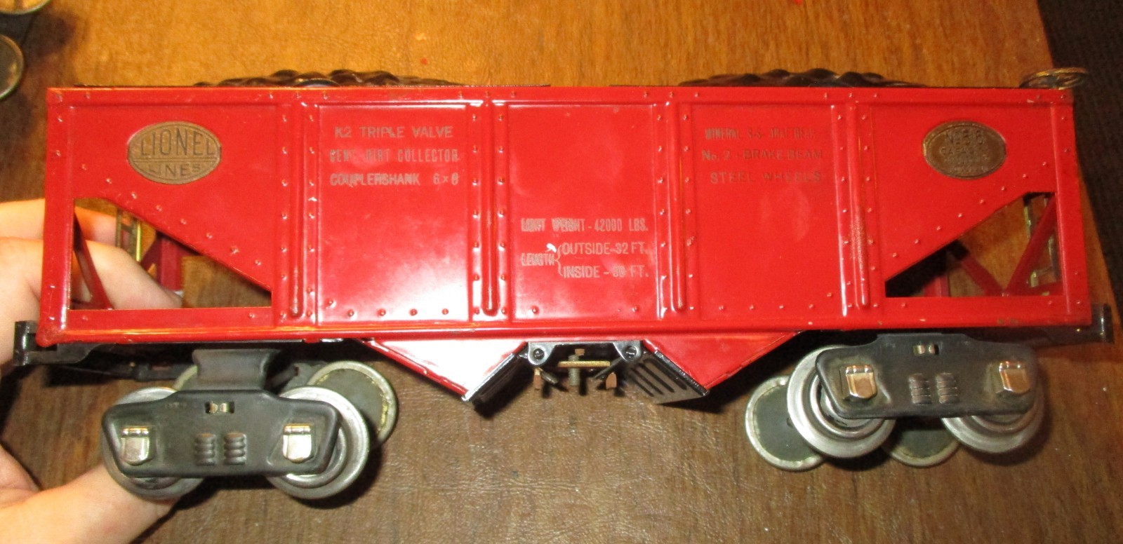 COAL TRAIN black 318E 516 516 516 and red/black caboose 1929