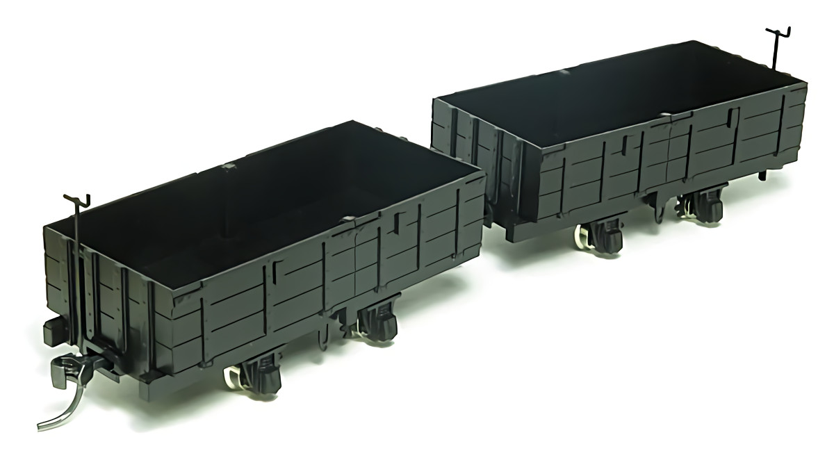 On30/Oe Aru Narrow Gauge Freight Train 3-Kit Set 0e Industrial Locomotive Wagon
