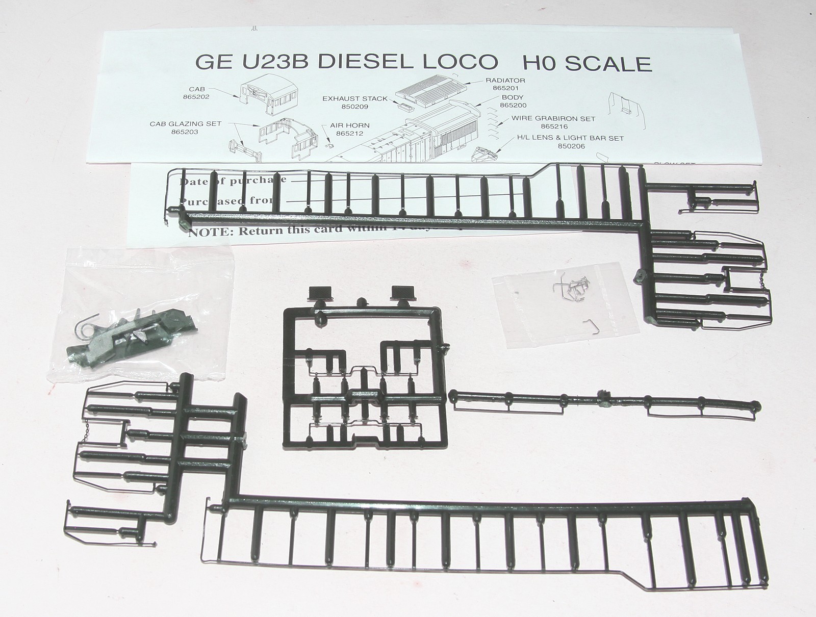 Atlas U23B Western Pacific WP 2258 DCC Ready HO Scale