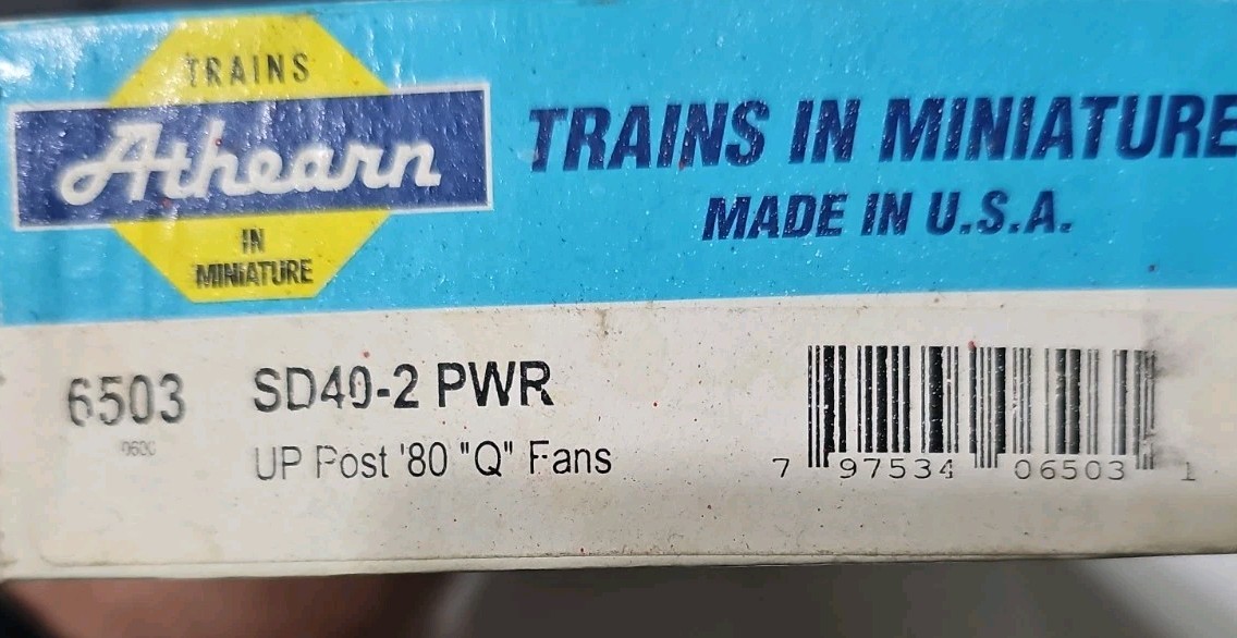 athearn blue box locomotive SD40-2 Union Pacific