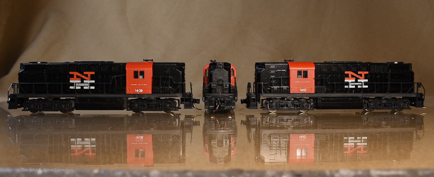 Kato Japan N New Haven RS-11 Body Mount Couplers Consist #1408 1410 1412