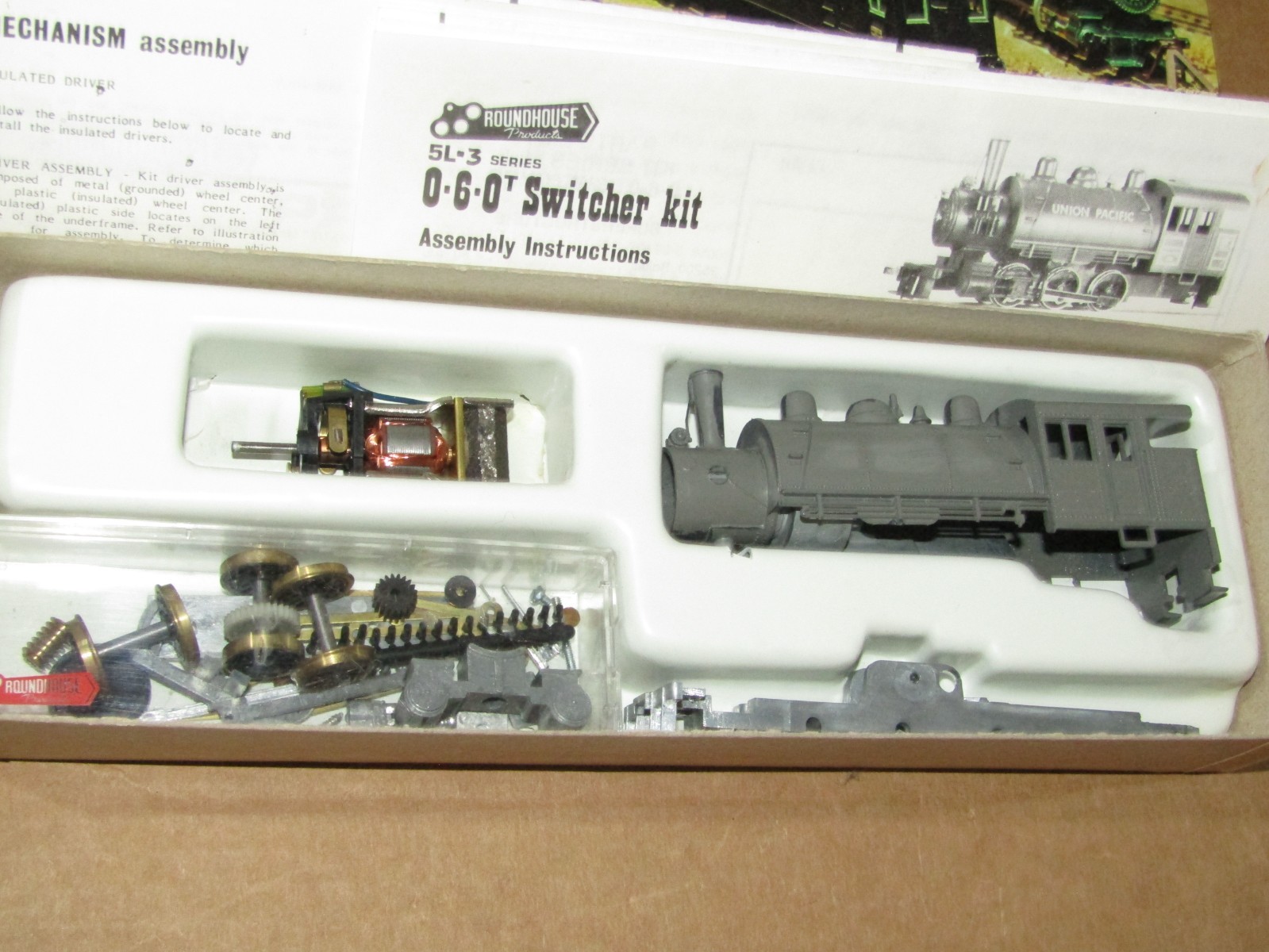 RoundHouse HO Tank Switcher 0-6-0 Union Pacific 425 kit