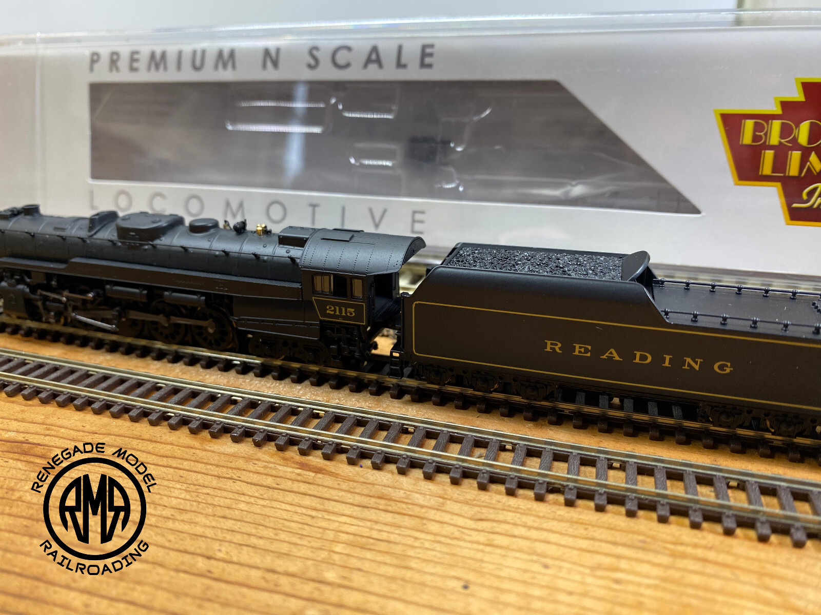 Broadway Limited 7400 Reading T1 4-8-4 #2101 Paragon 4 Sound DC DCC Smoke N