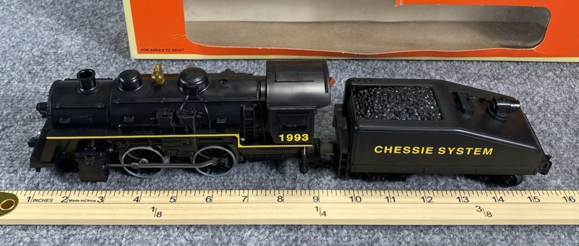 Lionel Electric Trains Chessie System 2-4-0 Steam Locomotive And Tender 6-18713