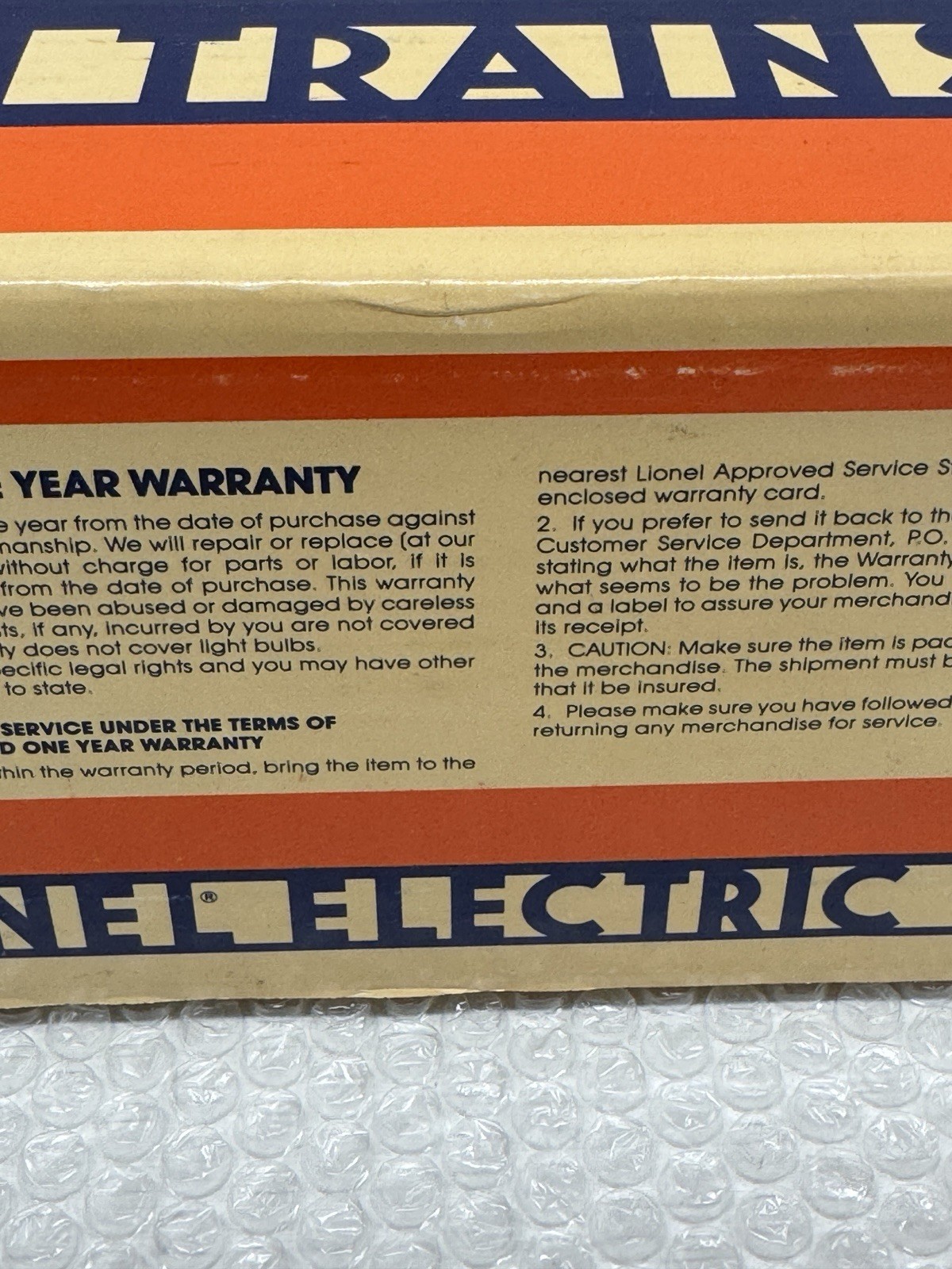 Lionel Pennsylvania GG1 Electric Locomotive in Original Box 6-18300 Mint Series