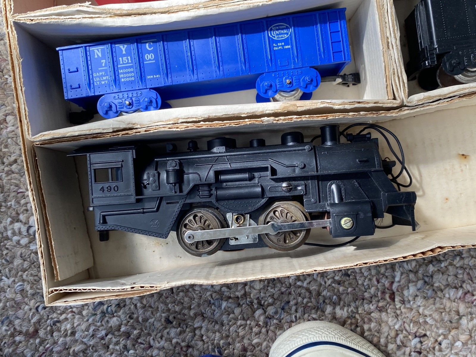 Vintage Marx Train Set Model 4205 in Great Shape with Box No Track