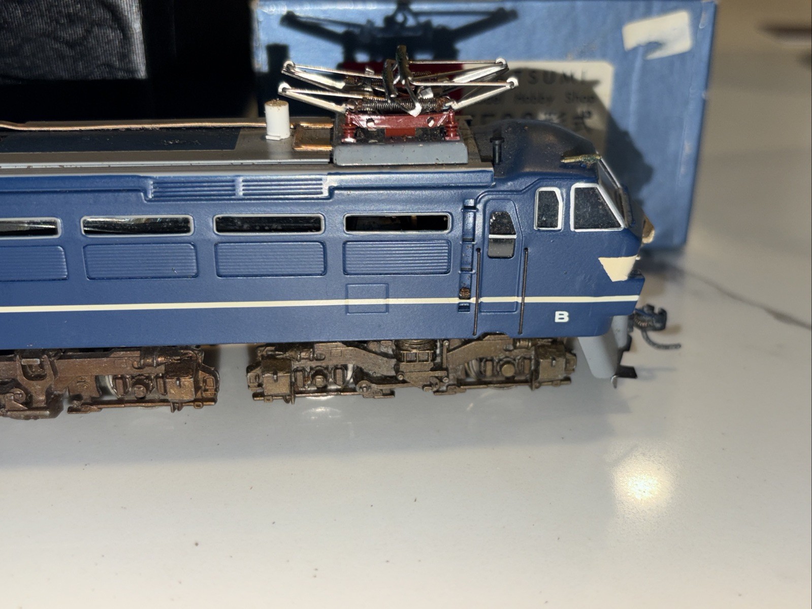 KATSUMI EF66 Electric Locomotive HO Scale brass Model Train EF-66