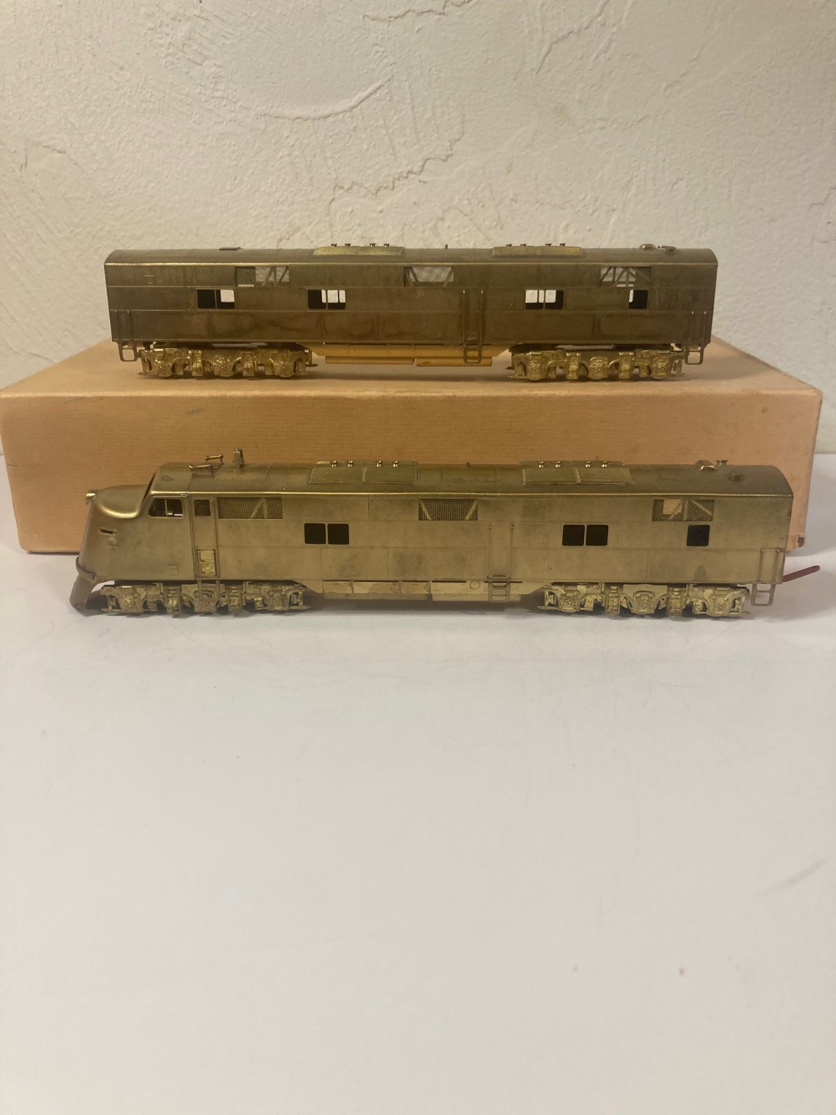 Hallmark HO EMD E-3/6 Brass A/B Set w/Glide Drive Upgraded Trucks Original Box