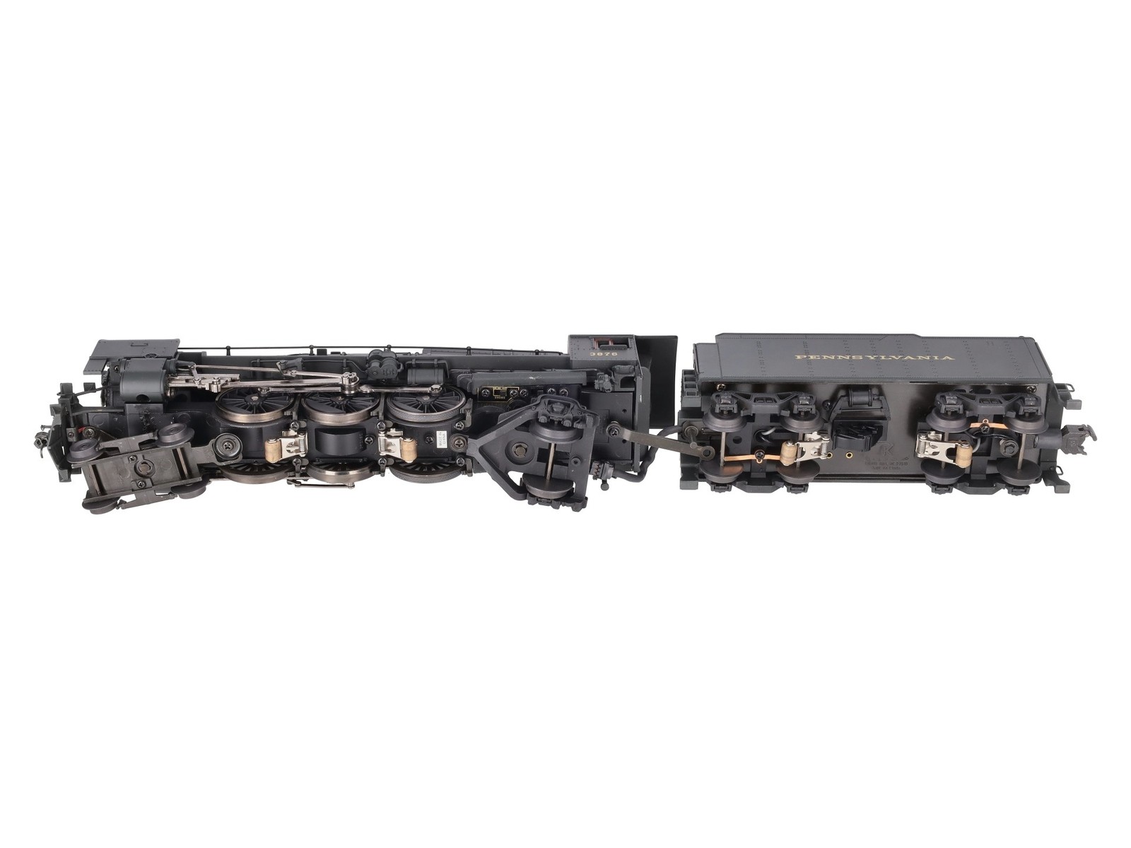 K-Line K3380-3876CC O Gauge PRR K4s Steam Locomotive & Tender #3876 w/TMCC/Box