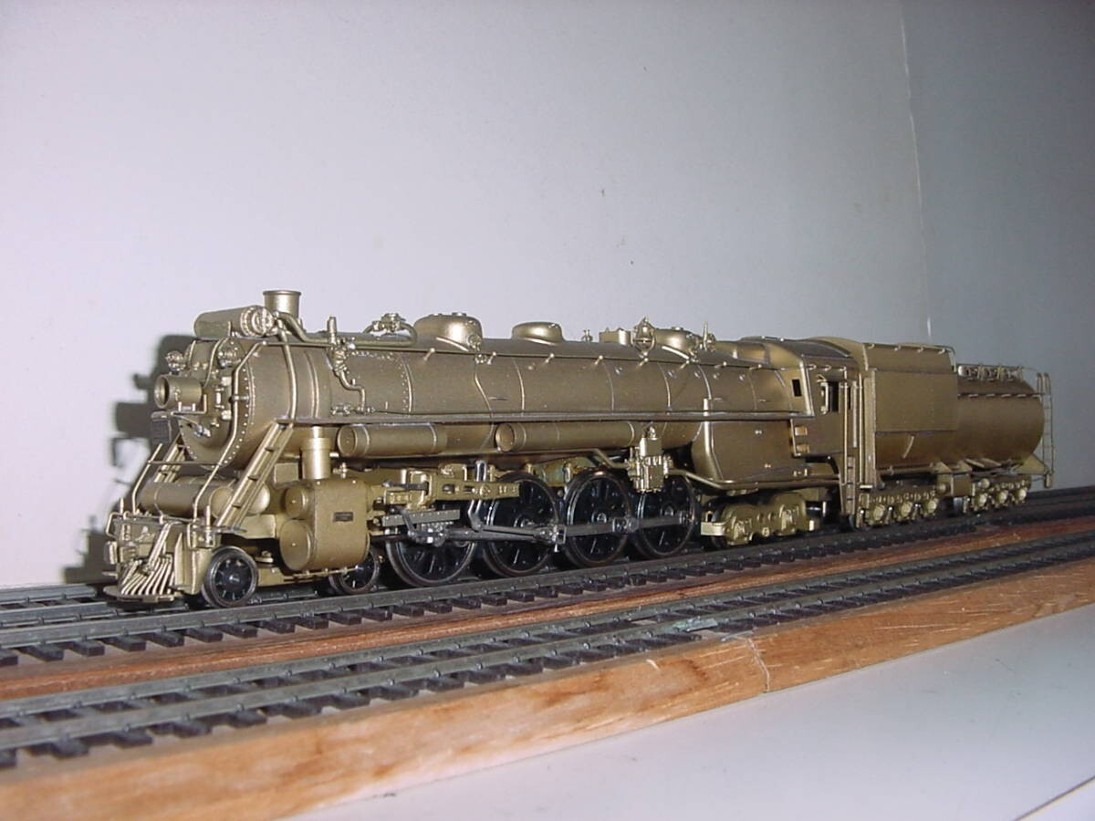 HO PFM Toby Canadian National 4-8-4 U-2g Brass Locomotive Unpainted Box Included