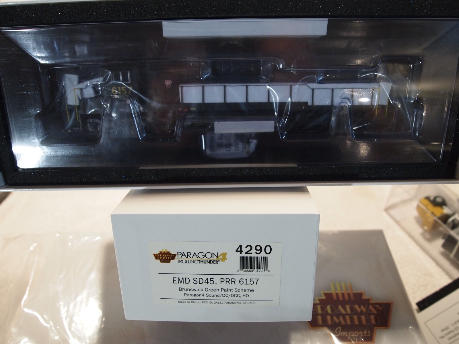 BROADWAY LIMITED 4290 H.O. PENNSYLVANIA “AS DELIVERED” SD45 ROAD NO. PRR 6157