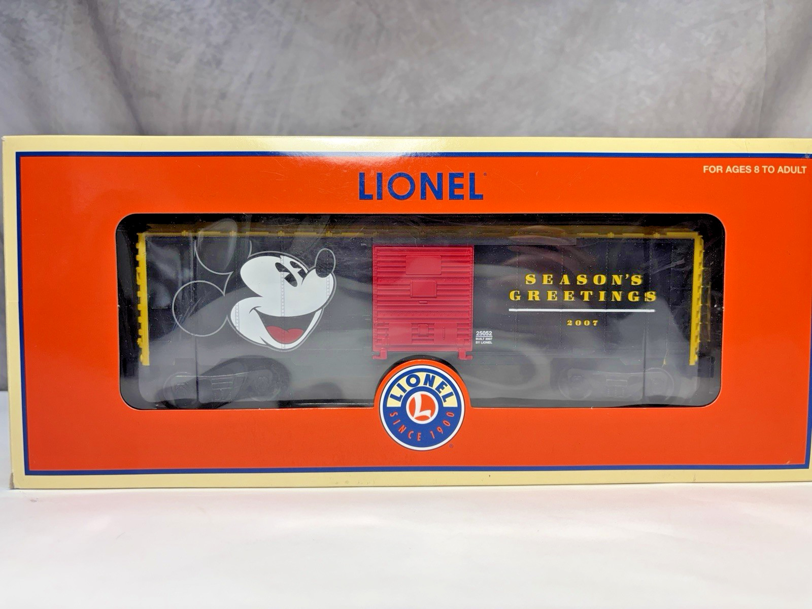 LIONEL 6-25052 2007 DISNEY HOLIDAY BOXCAR MICKEY MOUSE NRFB BX-13
