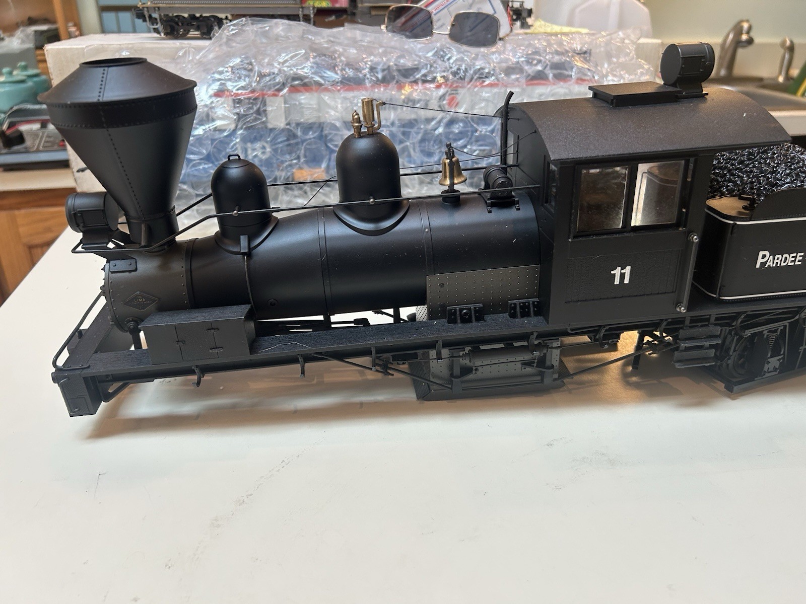 SPECTRUM 81196 Pardee Curtin 2 Truck SHAY Steam LOCO, G Scale, Parts/Restore