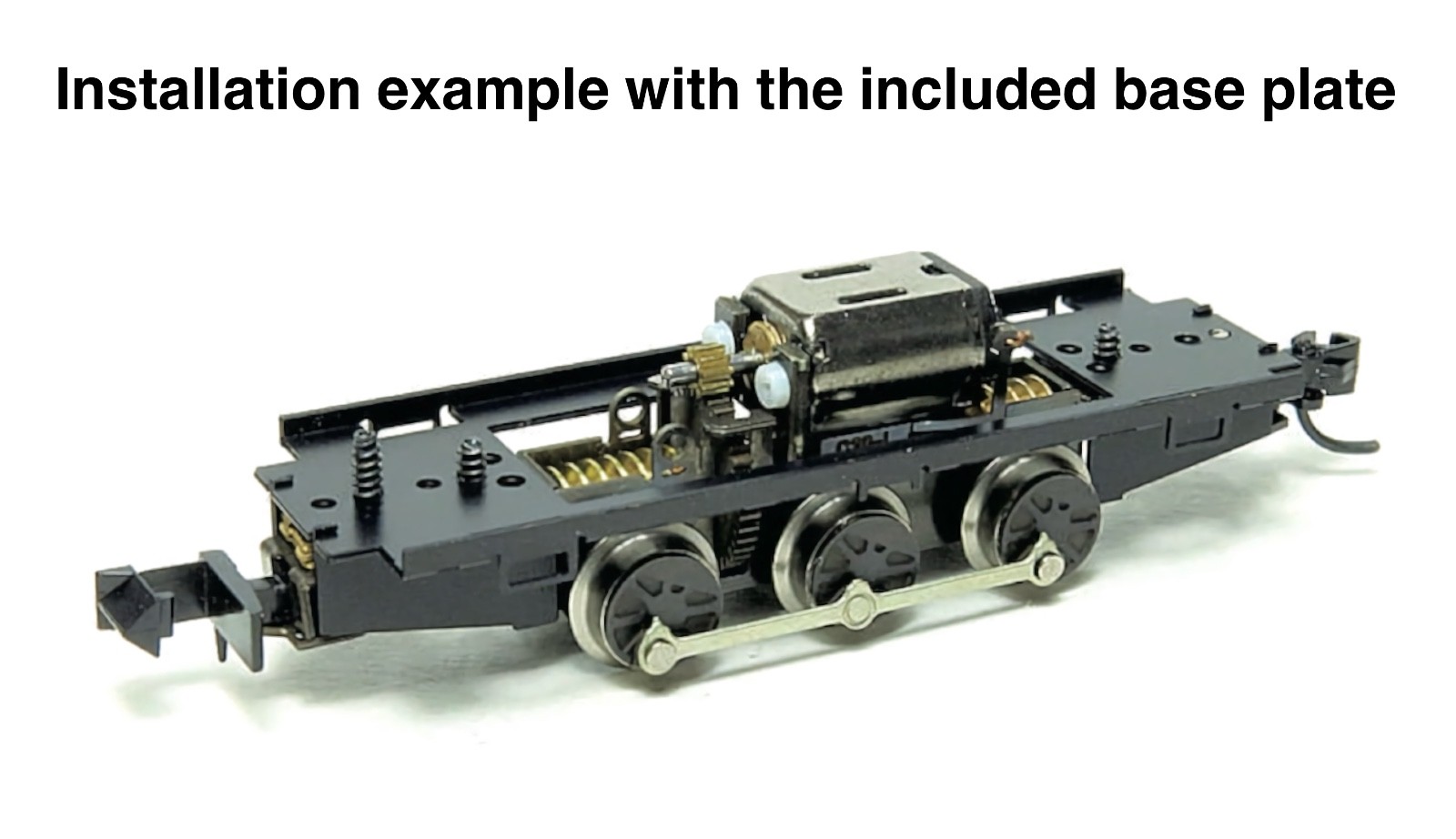 N/HOn30/HOe/009 Aru-Model NZC20S 0-6-0 Locomotive Power Drive Chassis 20mm/6mm