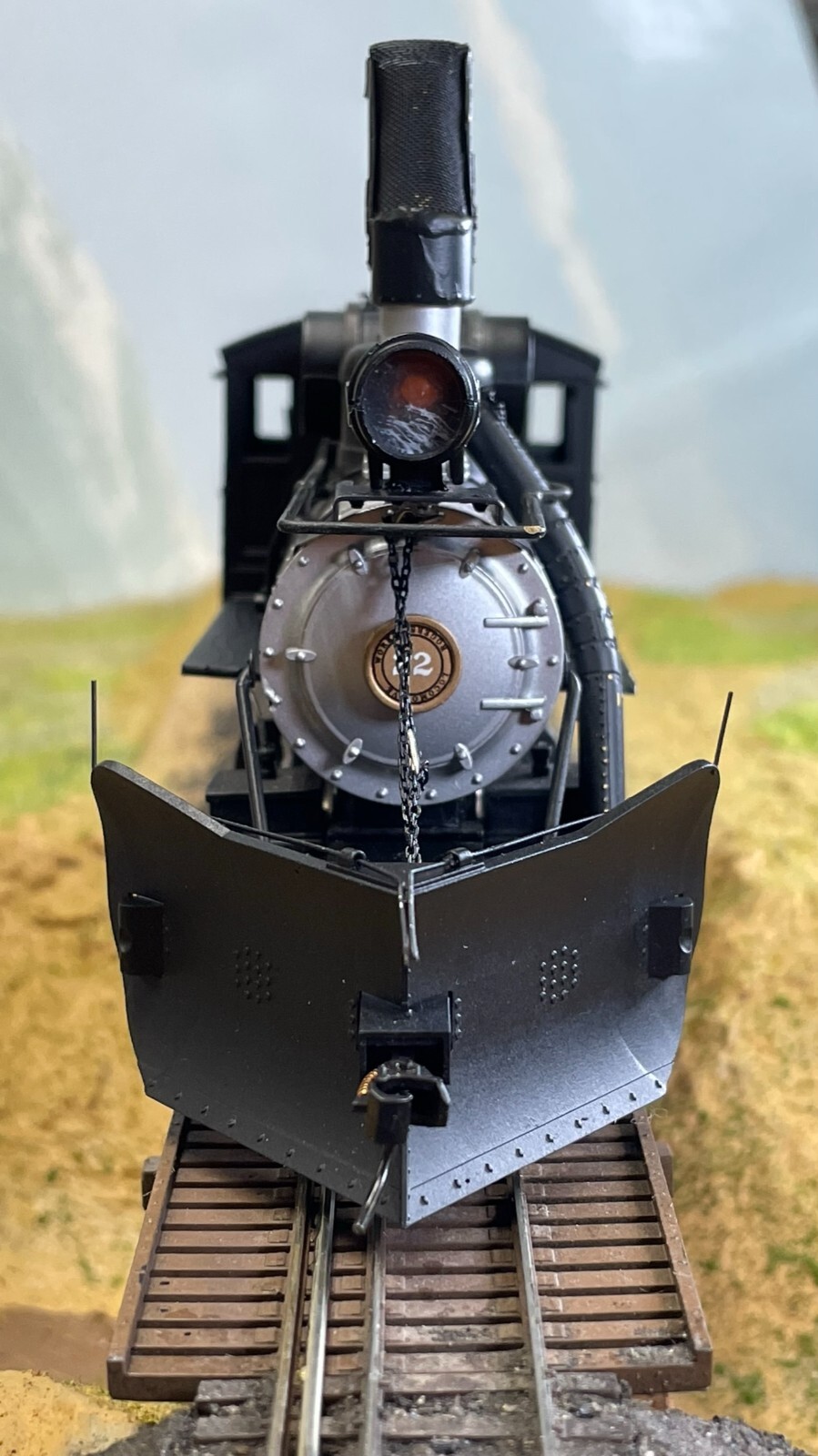 On30 C&S Colorado and Southern plow pilot resin kit for Bachmann mogul 2-6-0